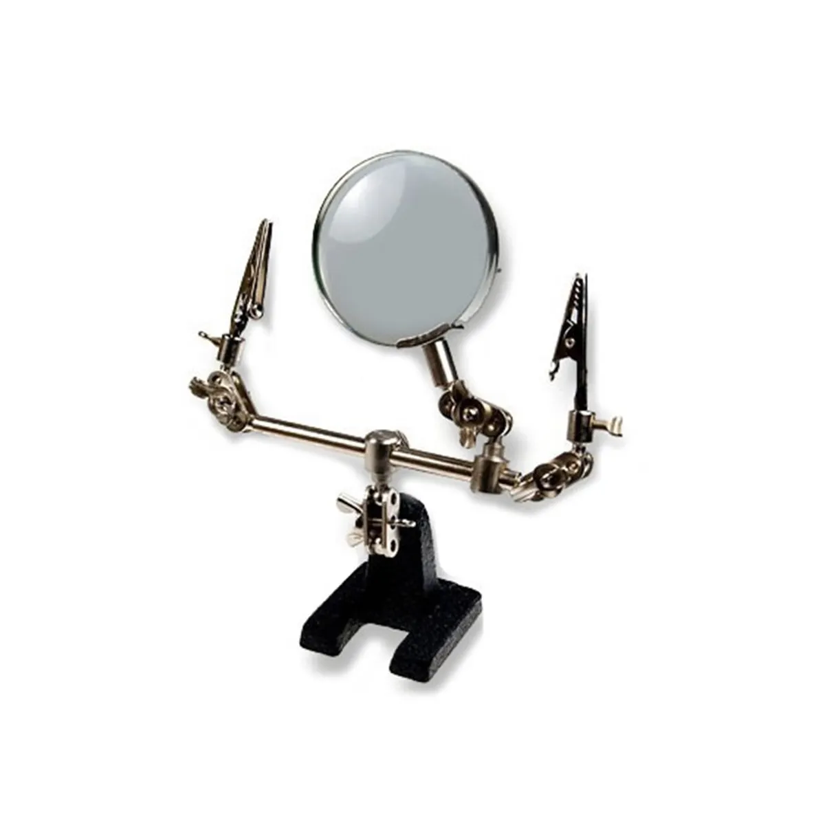 TAKEMA - Soporte sujetador con LUPA “tercera  mano”