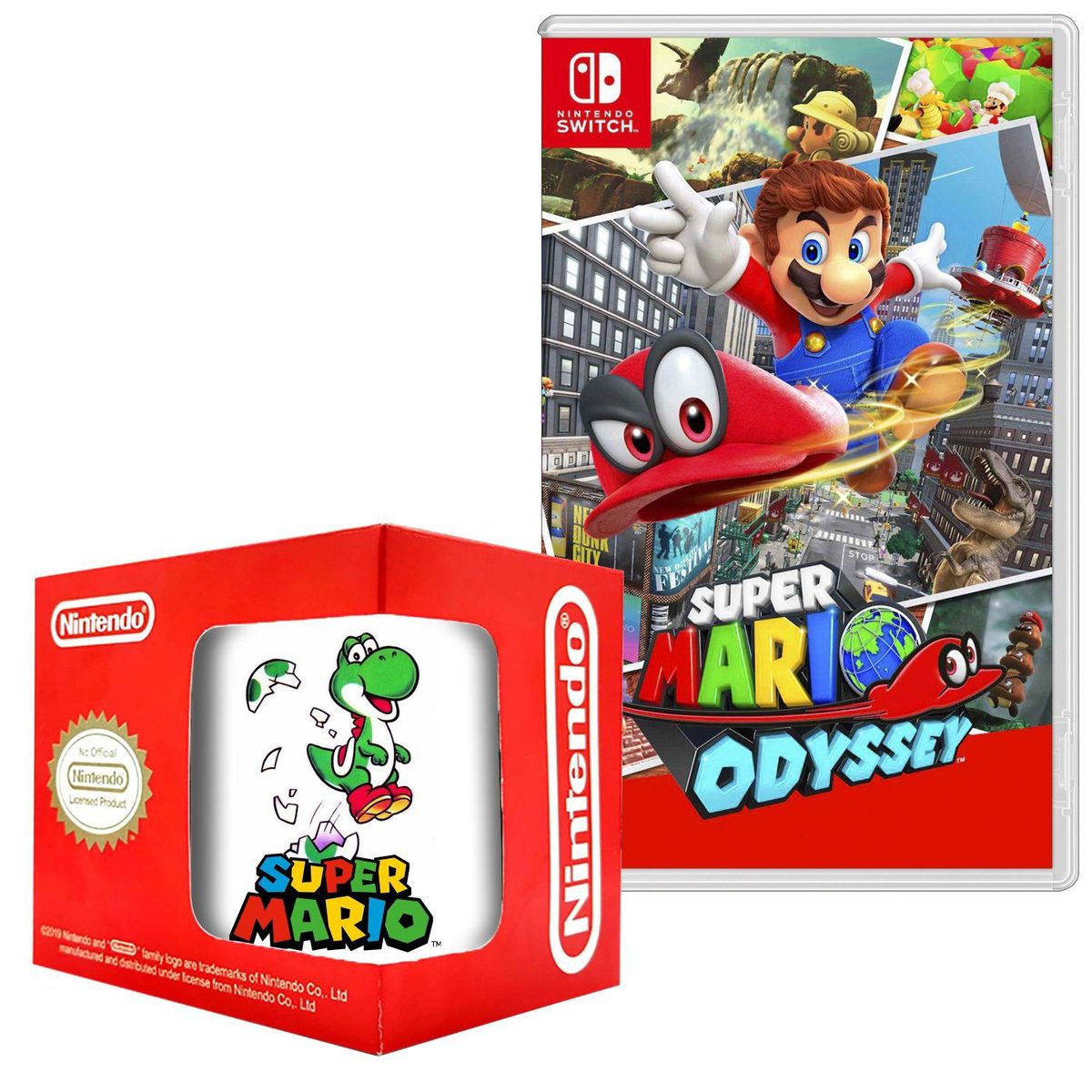 NINTENDO - Super mario odyssey nintendo switch  taza