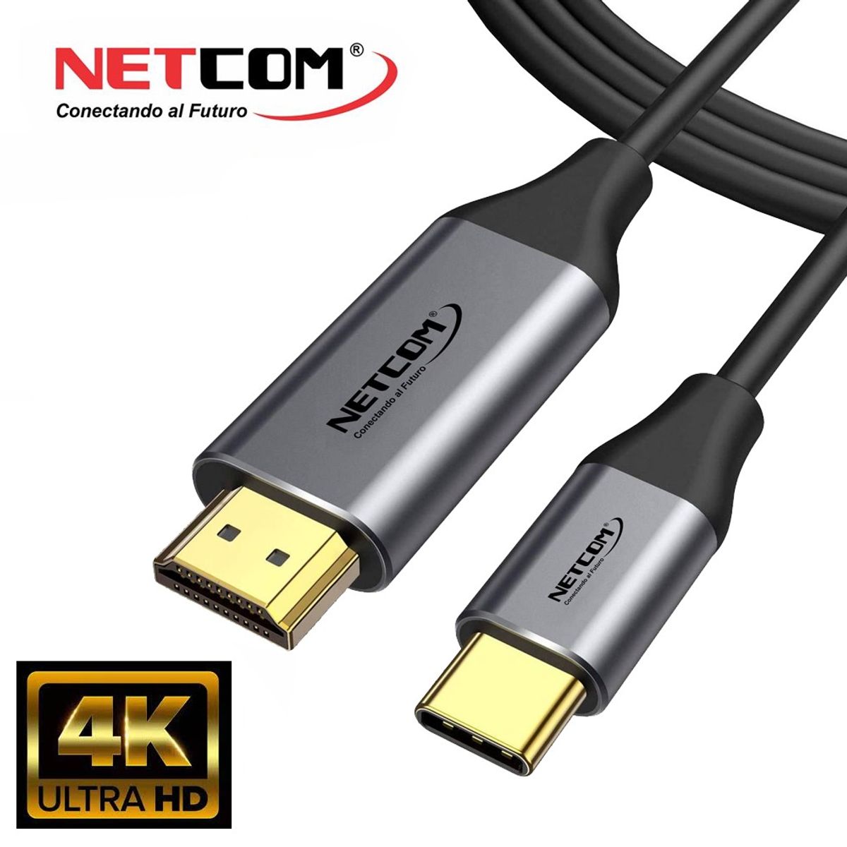 GENERICO - Cable Tipo C a HDMI 2.0 1.8 metros 4K Ultra HD 60Hz 2160p