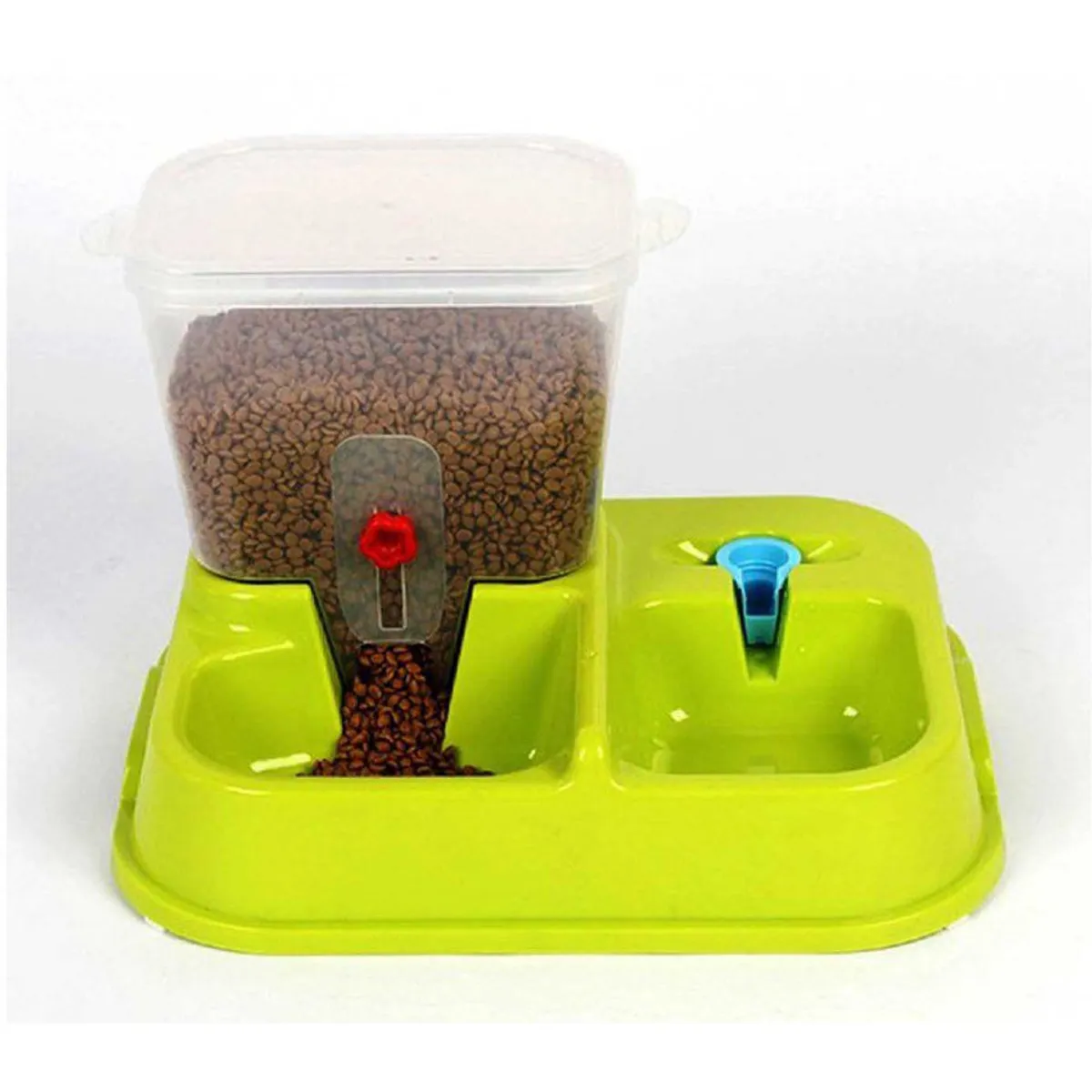 BELEN - Comedero  bebedero automático para mascotas - verde