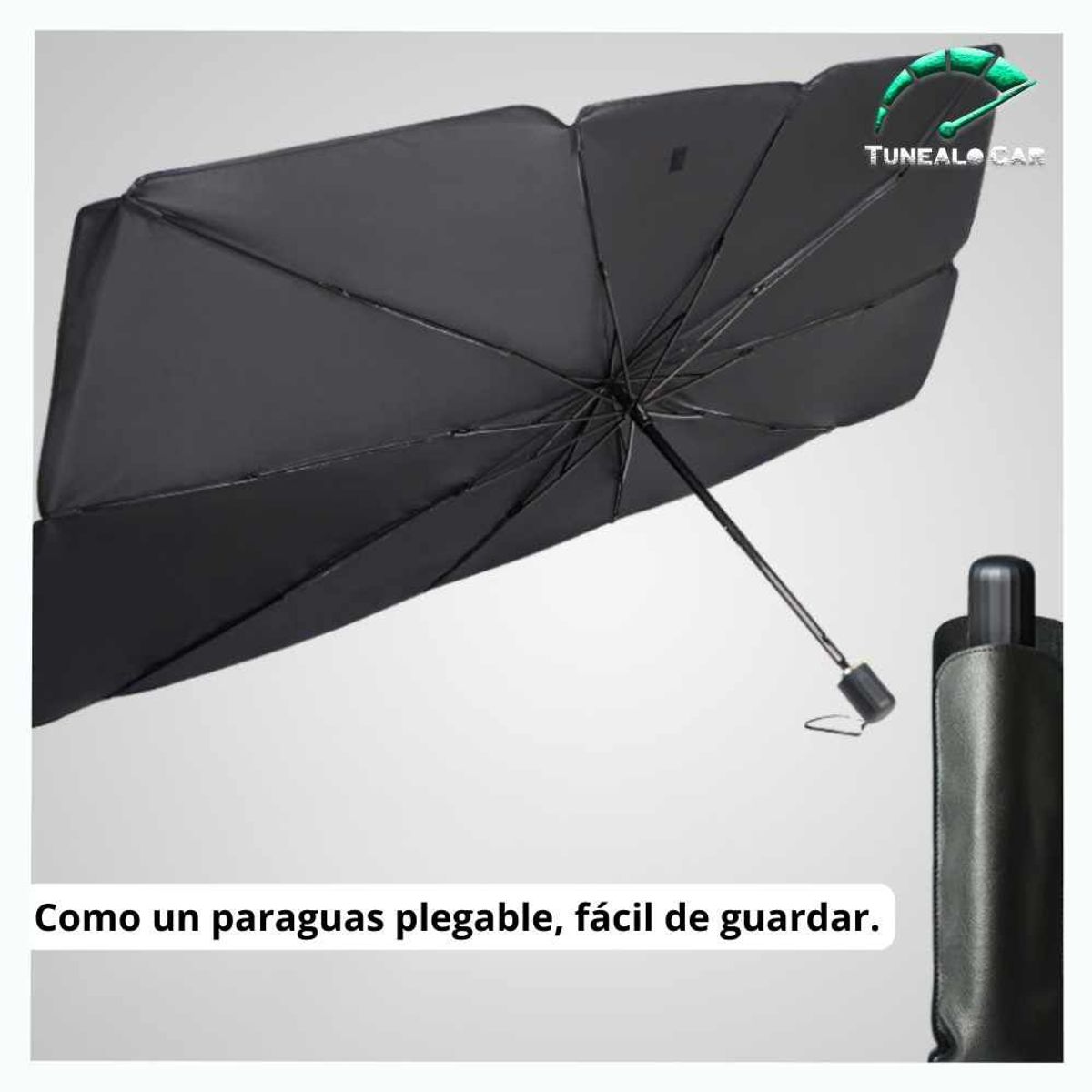 GENERICO - Tapasol plegable portátil  - Negro