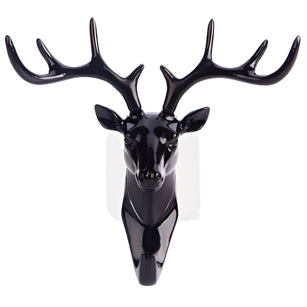 MINARI - Porta Llaves Gancho Colgador de Pared CIERVO Negro 434C