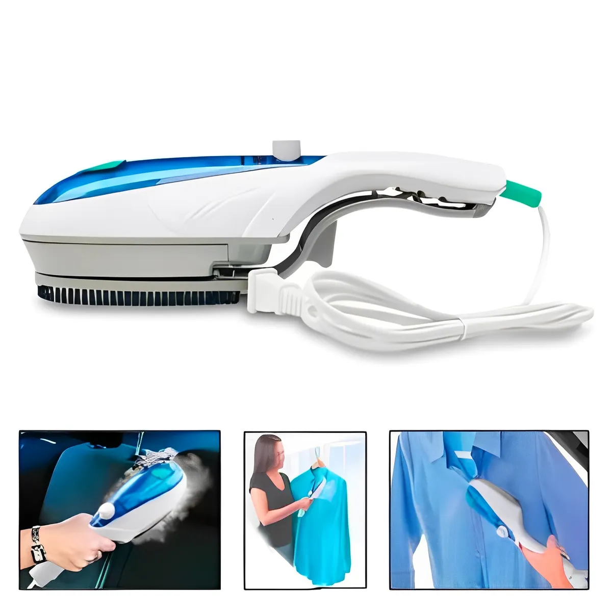 GENERICO - Plancha Electrica a Vapor de Mano Portatil Viajero