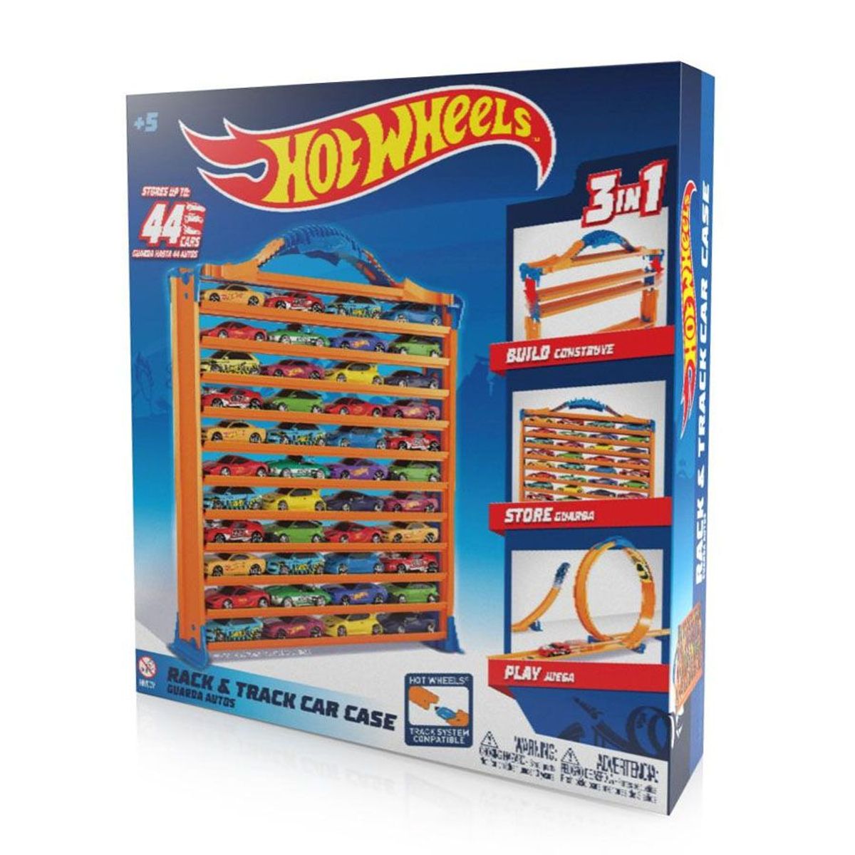 HOT WHEELS - HOT WHEELS Pista y Rack Guarda Autos