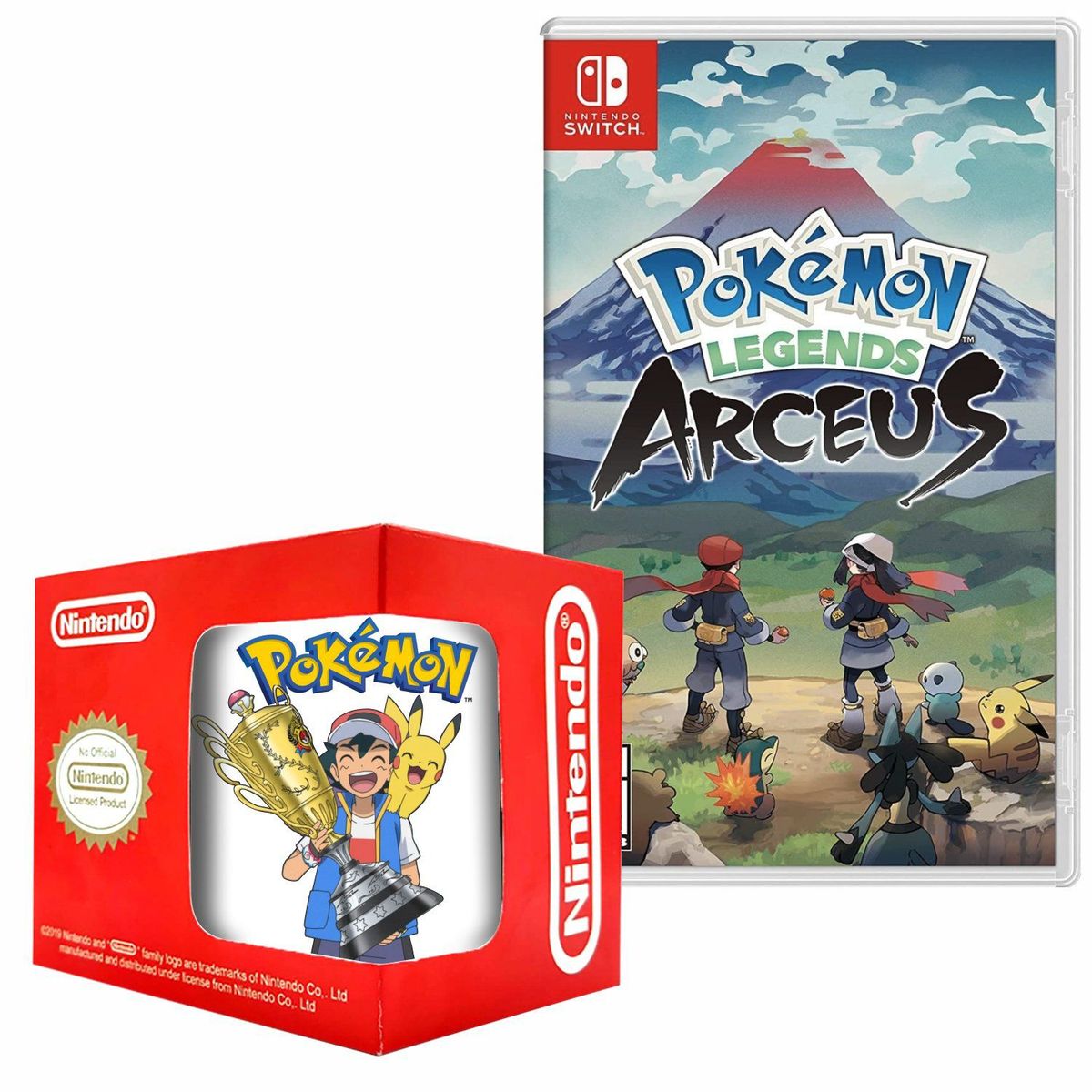 NINTENDO - Pokémon Legends Arceus Nintendo Switch y Taza