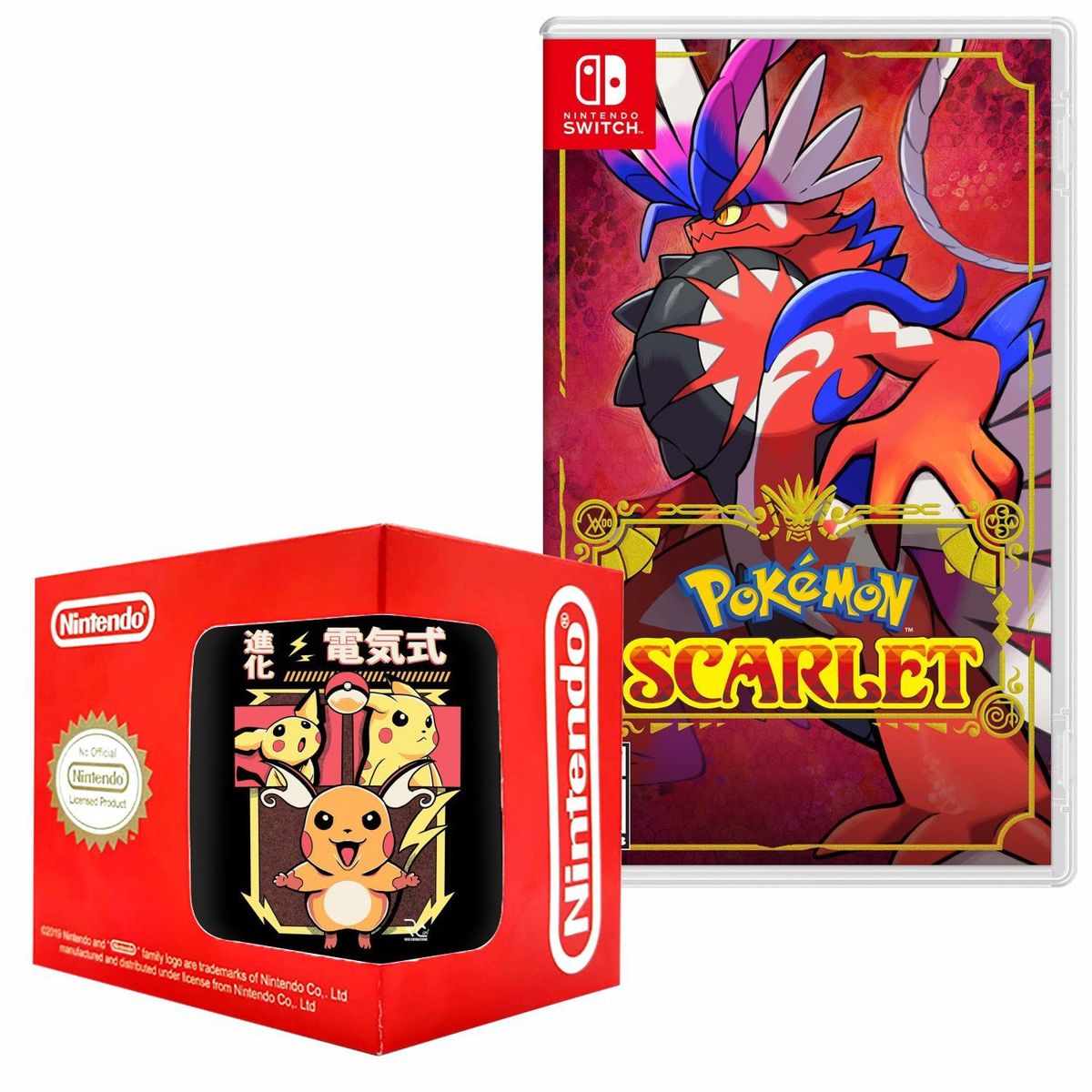 NINTENDO - Pokemon Scarlet Nintendo Switch  + Taza