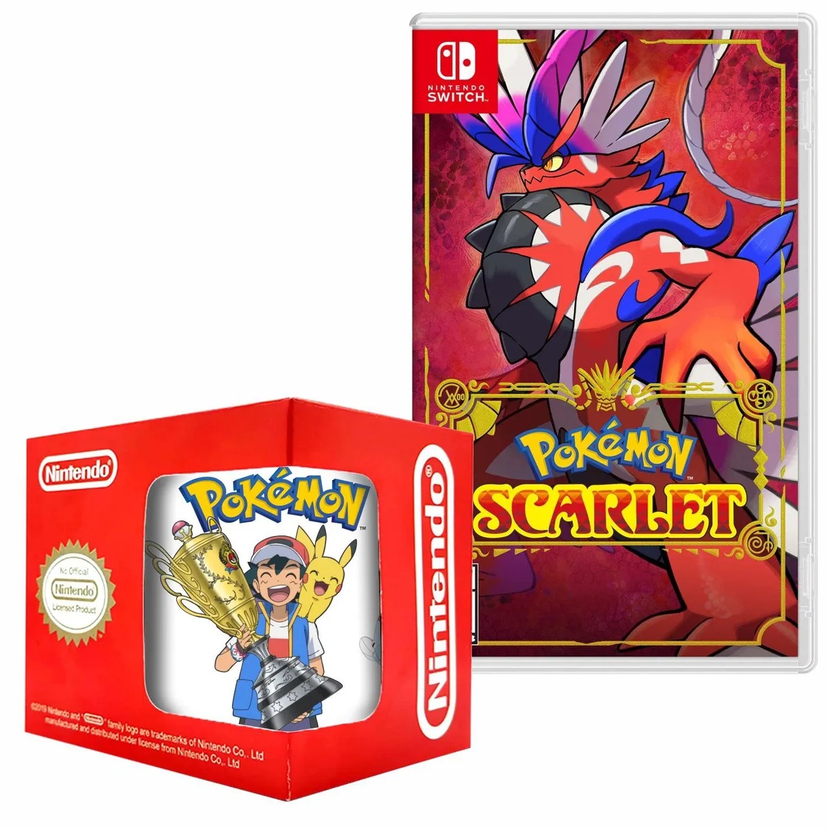 NINTENDO - Pokemon Scarlet Nintendo Switch  + Taza