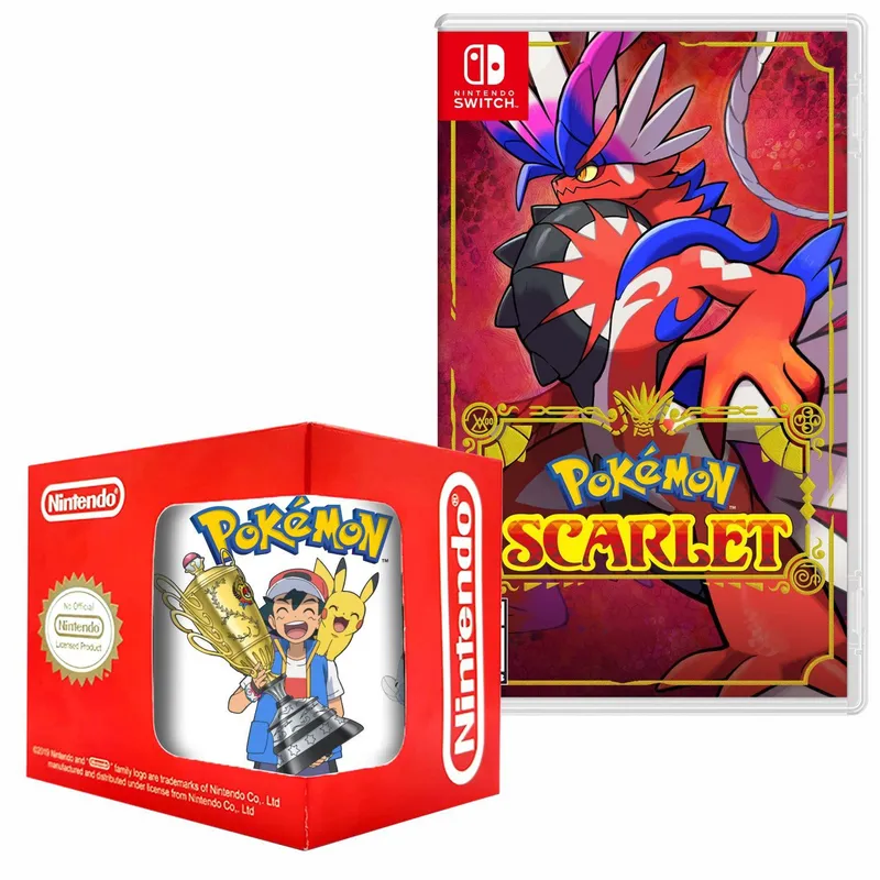 NINTENDO - Pokemon Scarlet Nintendo Switch  + Taza