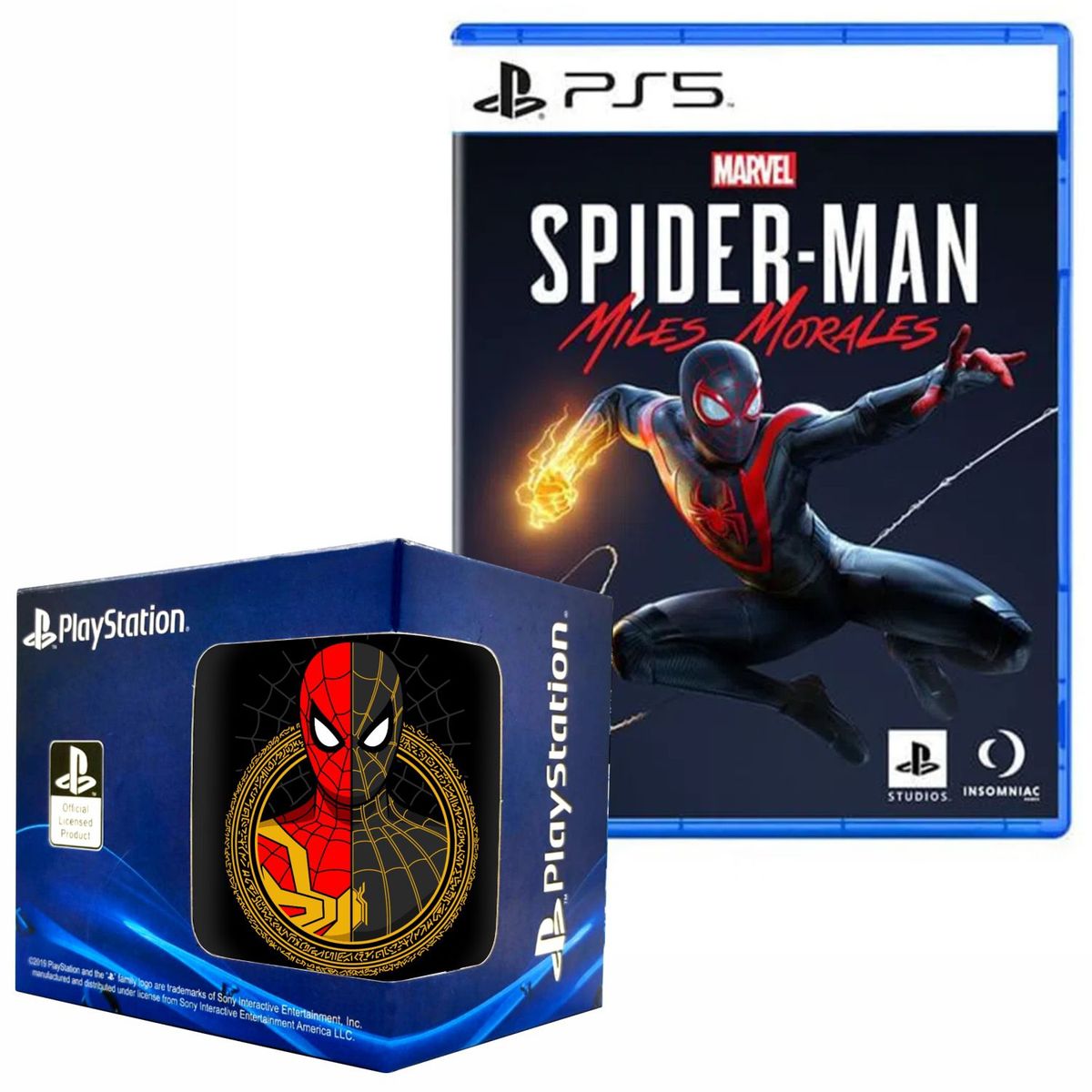 SONY - Spiderman miles morales playstation 5 + Taza.