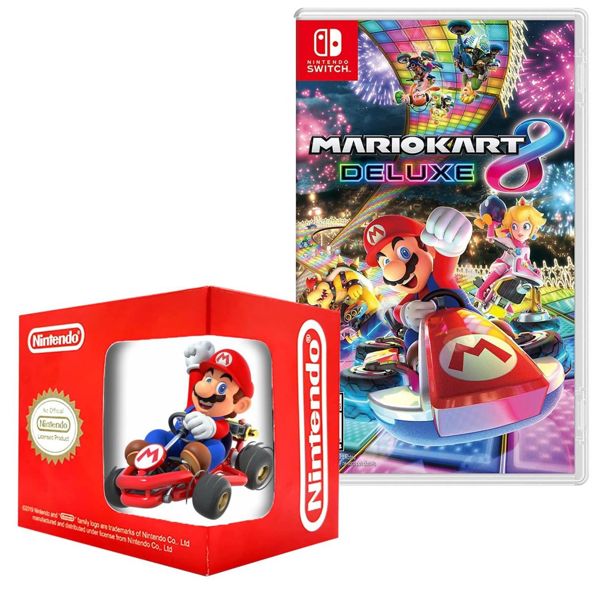 NINTENDO - Mario kart 8 deluxe nintendo switch + taza