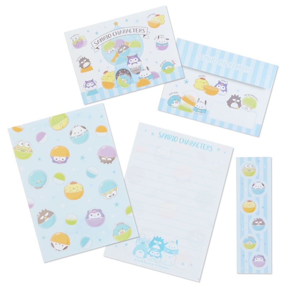 SANRIO - Sanrio - Set de Papel Carta Capsule Sanrio Characters