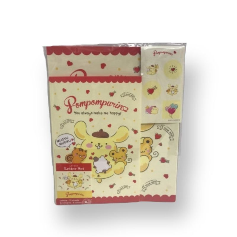 SANRIO - Sanrio - Set de Papel Carta Pom Pom Purin Love