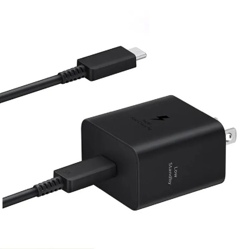 SAMSUNG - Cargador Samsung 45W USB-C Edition 2025 Cable Tipo C 1.8Mts Negro