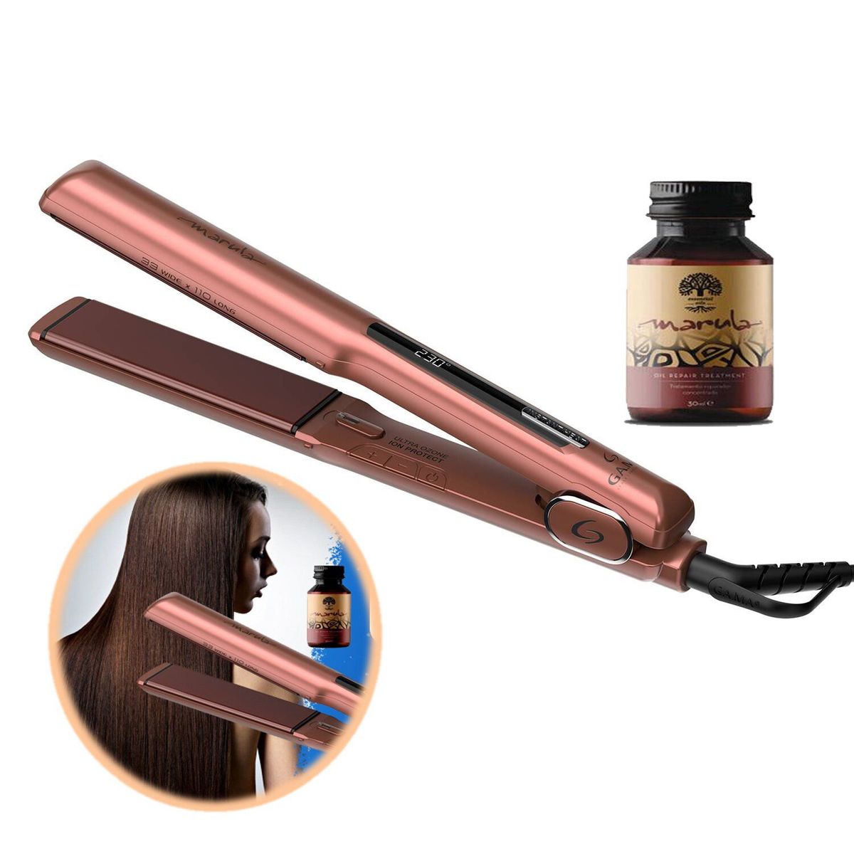 GAMA - Pack Alisador Starlight Digital 5d Marula OIL X3.