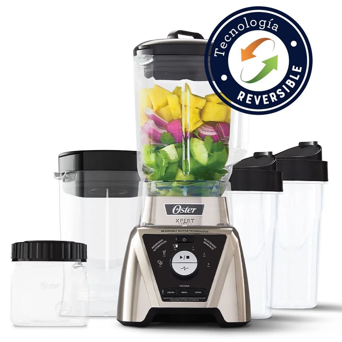 OSTER - Licuadora Oster Xpert Series control de textura y accesorios BLST3BCAG