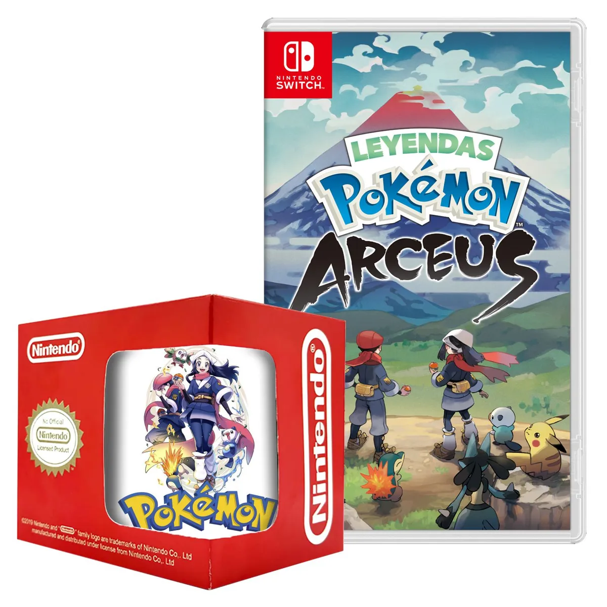NINTENDO - Pokémon Legends Arceus Nintendo Switch y Taza