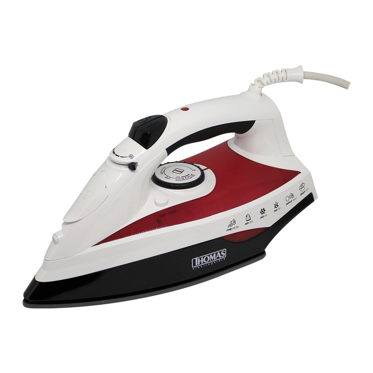 THOMAS - Plancha Th-7301 Base De Cerámica Vapor Vertical 2200w Thomas THOMAS