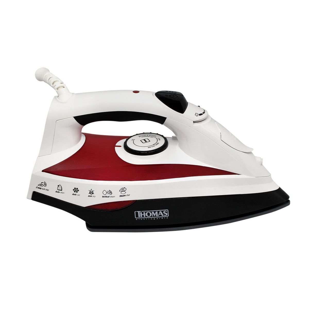 THOMAS - Plancha Th-7301 Base De Cerámica Vapor Vertical 2200w Thomas THOMAS