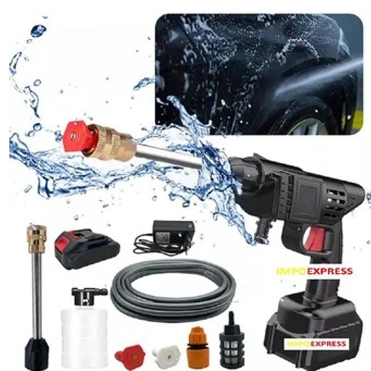 SEISA - Hidrolavadora 48V Inalambrica Hidrojet Lavado