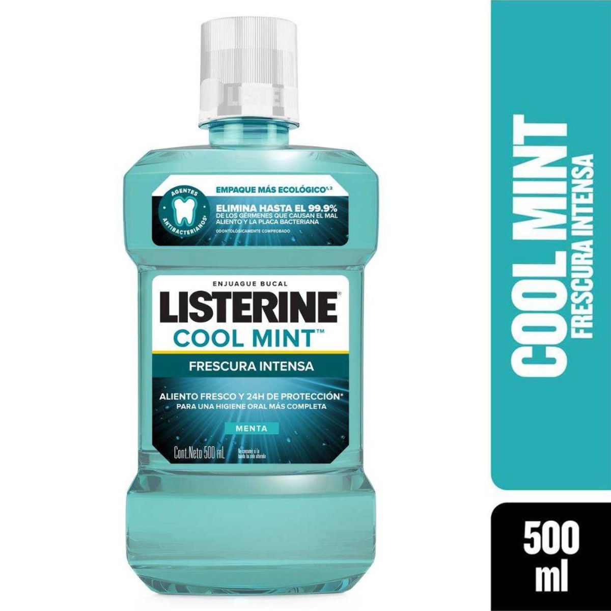 LISTERINE - Enjuague Bucal Listerine Cool 500ml