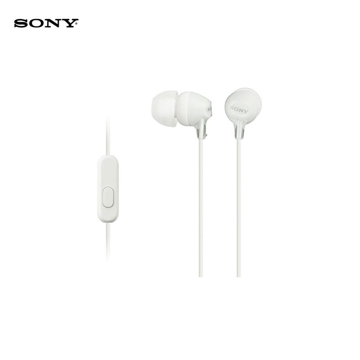 SONY - Audífonos Sony MDR-EX15AP Extra Bass Blanco
