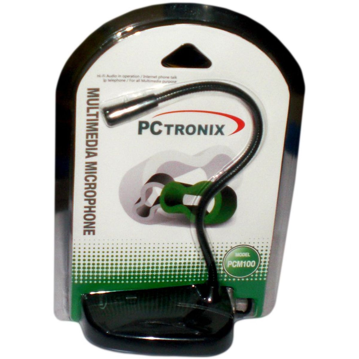 pctronix - micrófono de pedestal PLUG para PC LAPTOP - PCTRONIX