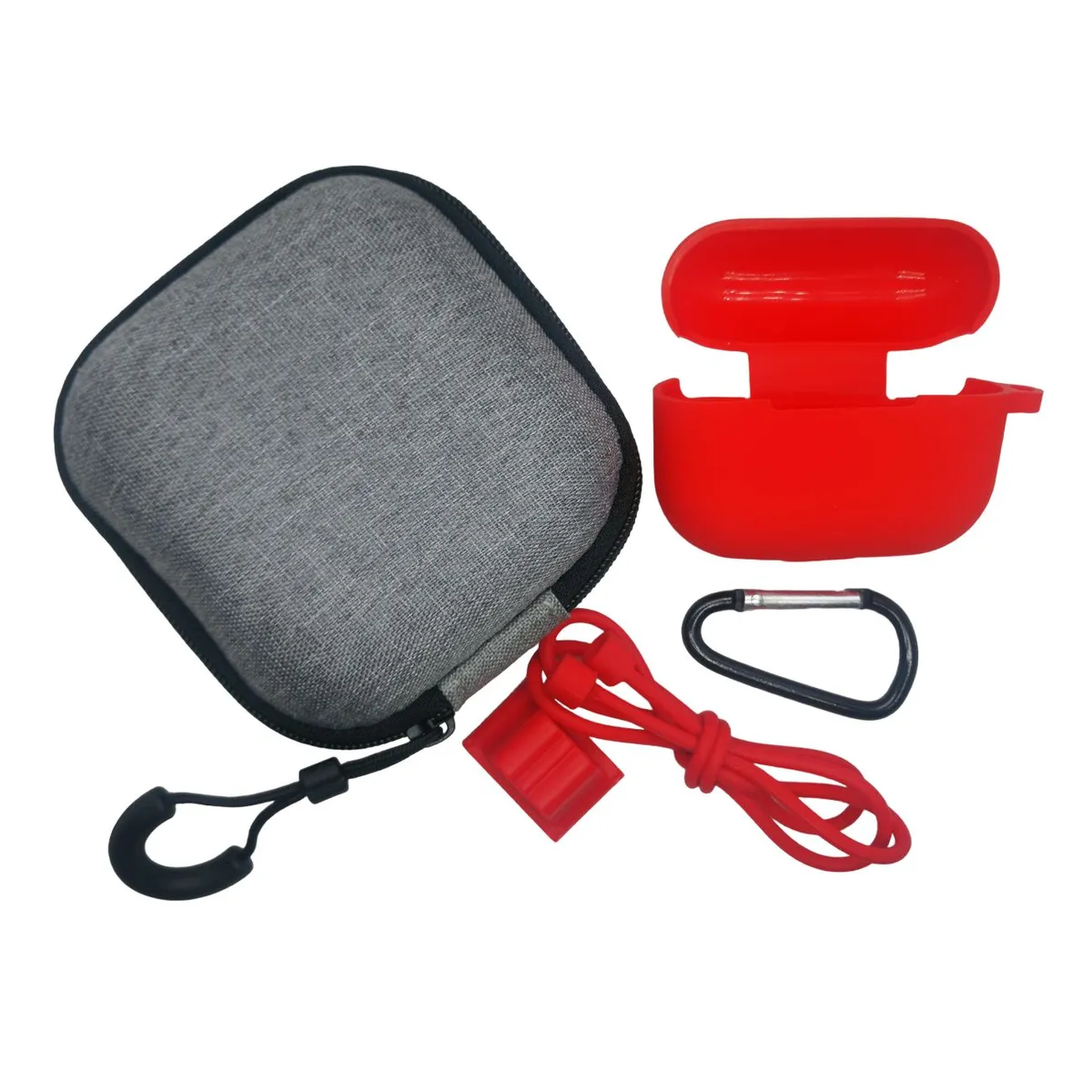 GENERICO - Case Estuche Funda Protector para Apple AirPods Pro - Kit 5 En 1