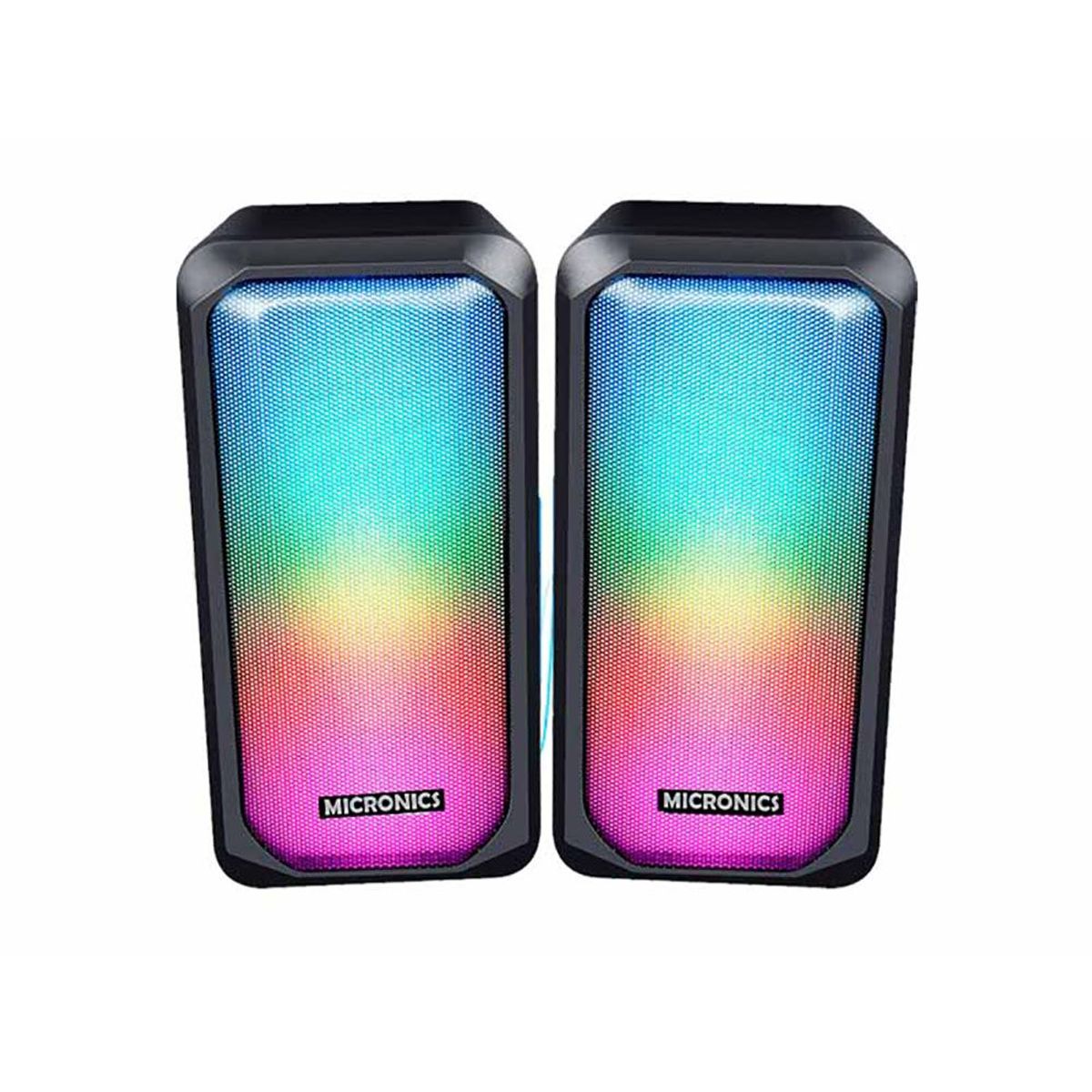 MICRONICS - Parlantes GAMER Estéreo Multimedia 2.0 - Micronics LUXOR