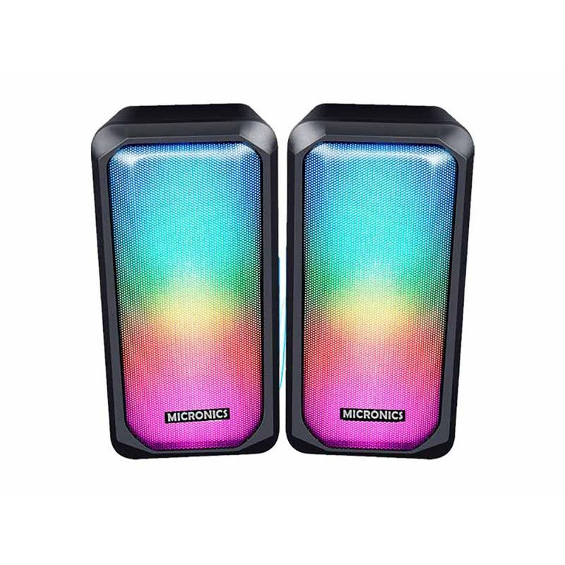 MICRONICS - Parlantes GAMER Estéreo Multimedia 2.0 - Micronics LUXOR