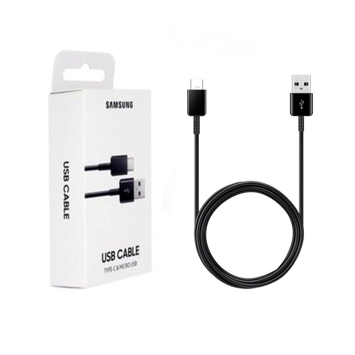 SAMSUNG - Cable Cargador Premium Samsung USB a Tipo C Negro