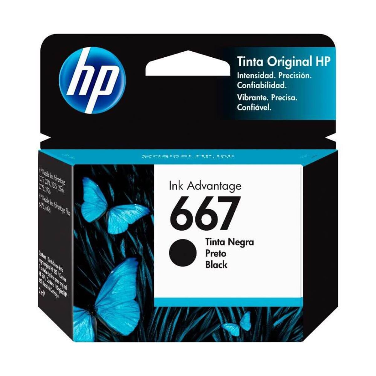 HP - Tinta HP 667 Negro Original