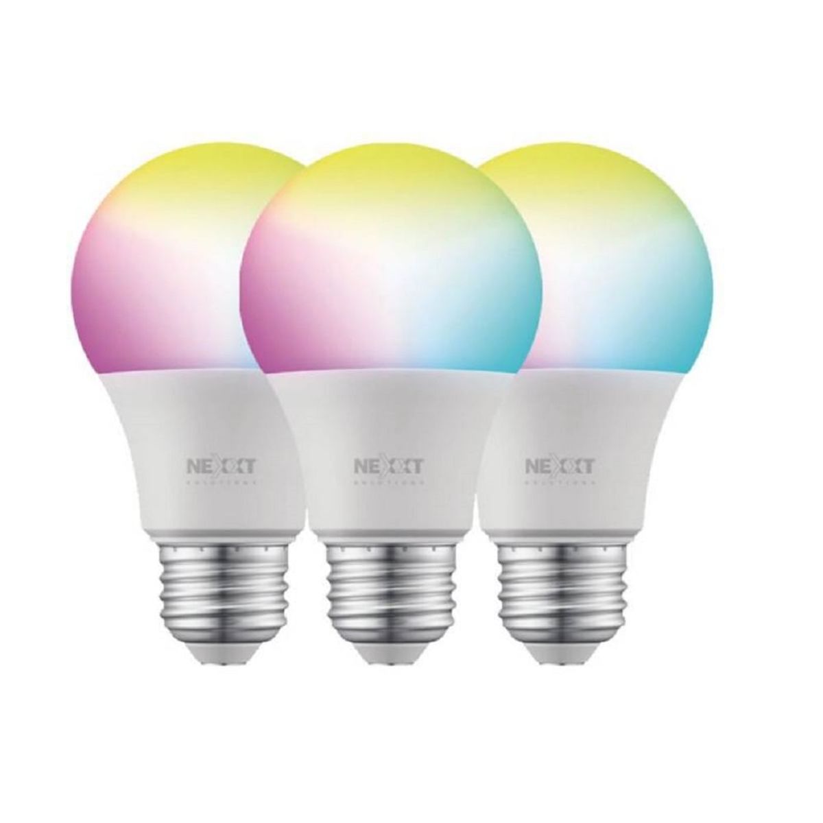 NEXXT SOLUTIONS - FOCO LED INTELIGENTE NEXXT MULTICOLOR NHB-C120 3PK