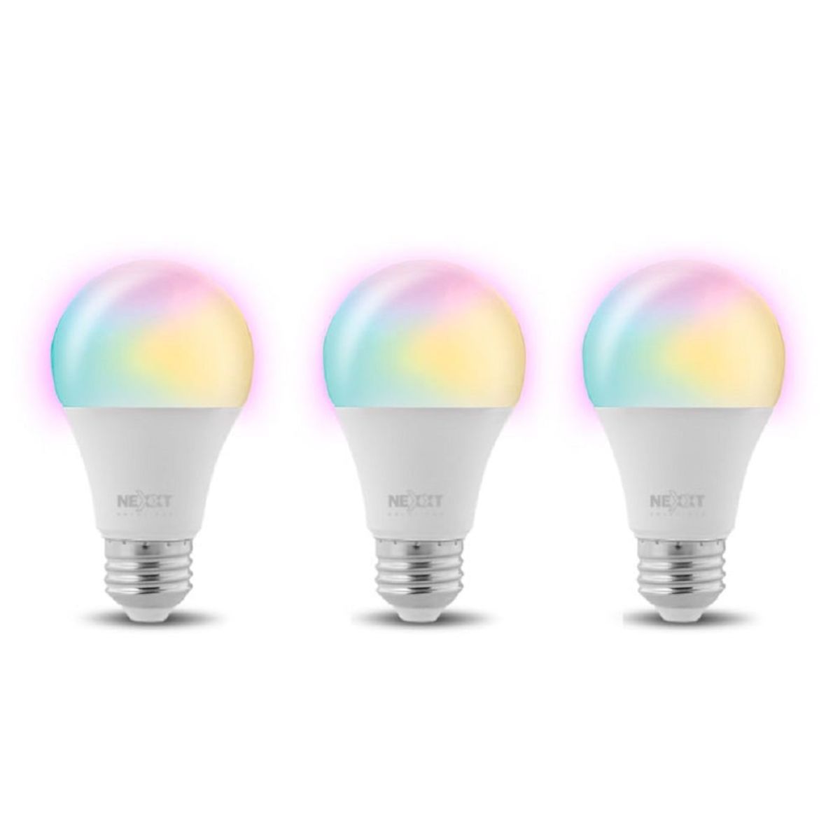 NEXXT SOLUTIONS - FOCO LED INTELIGENTE NEXXT MULTICOLOR NHB-C120 3PK