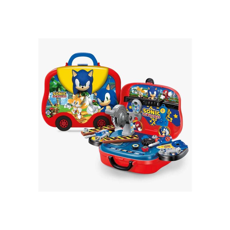 SONIC - Set De Herramientas Y Lonchera 2 En 1 The Hedgehog / Sega