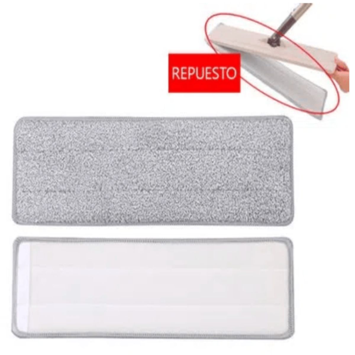 AURELA - Almohadilla de Reemplazo De Trapeador Mopa Plano - 1 MOPA