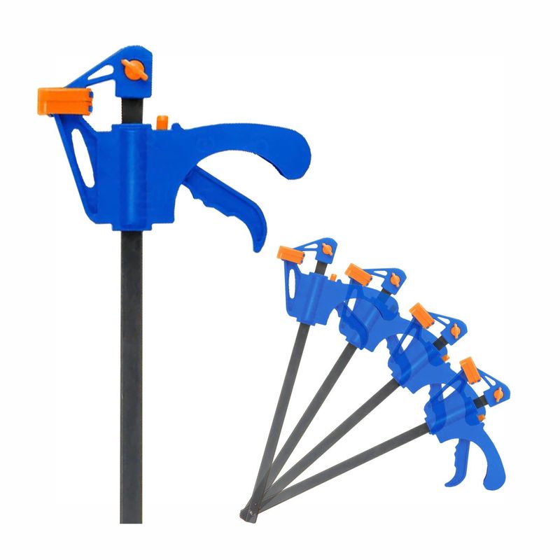 GENERICO - PRENSA RÃPIDA 12 AUTOAJUSTABLE ABRAZADERA WADFOW 60KG X4 PC