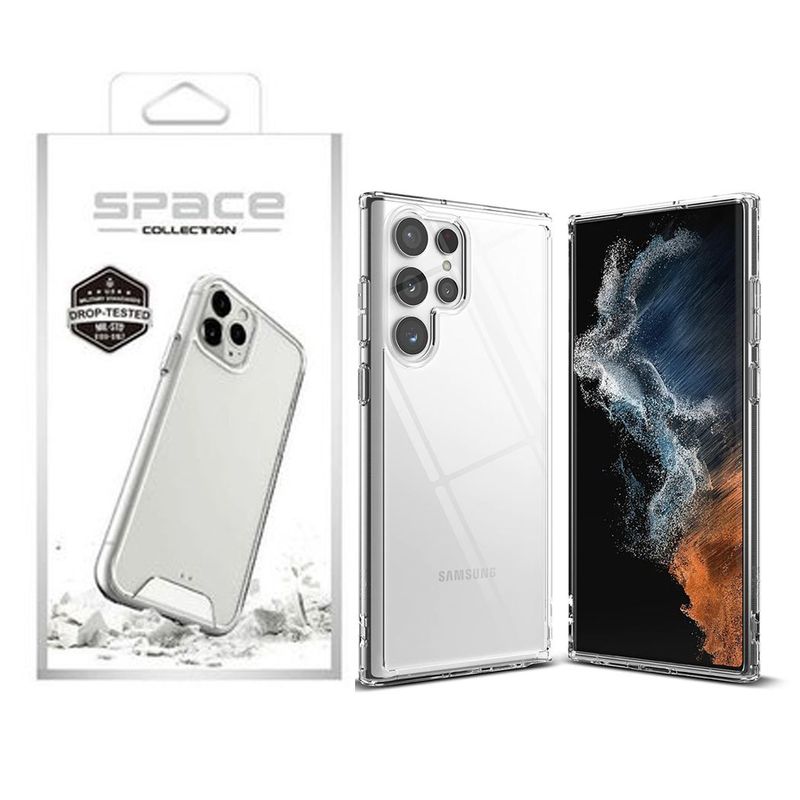 SPACE - Case Space AntiCaida para Samsung S22 UltraTransparente