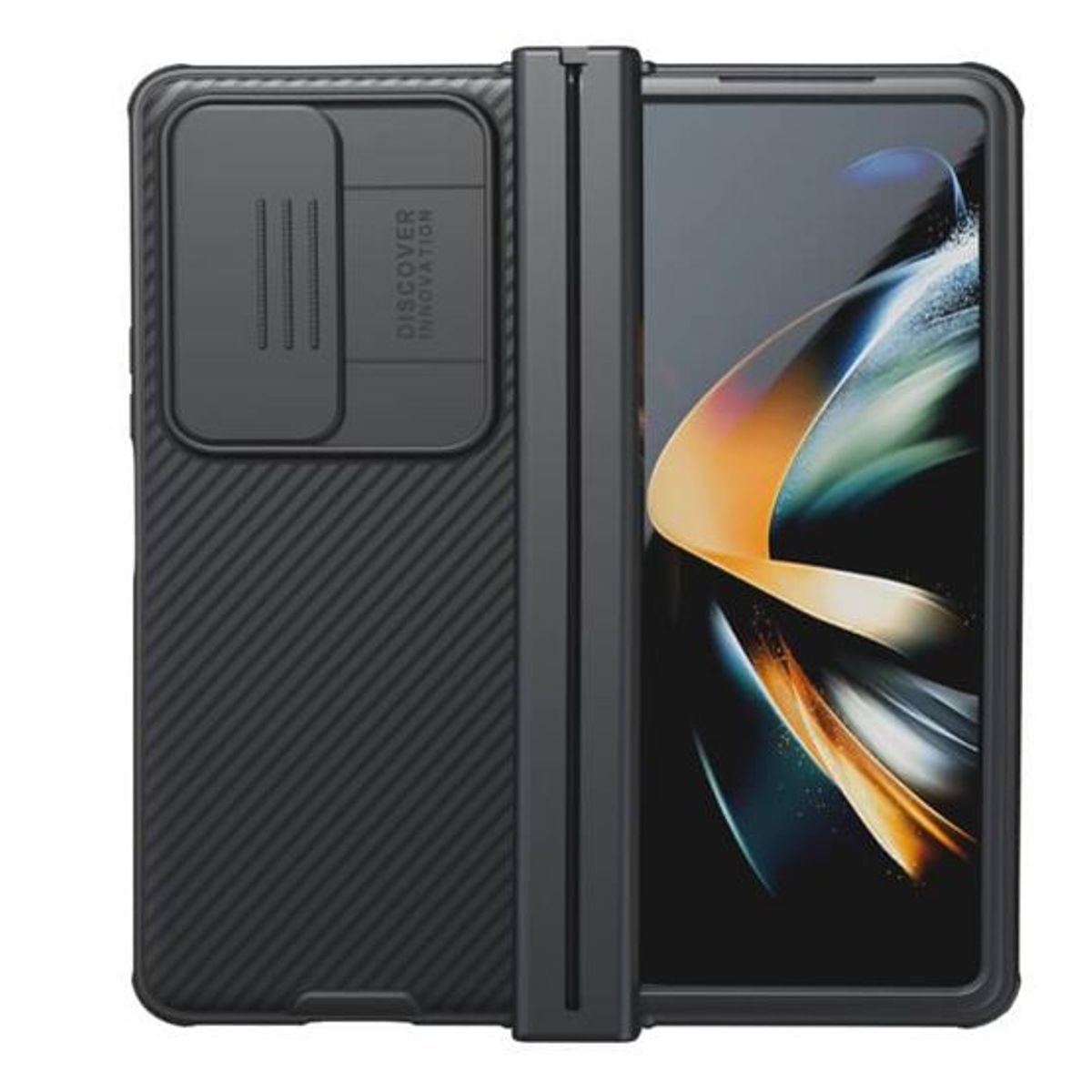 NILLKIN - Case Nillkin Samsung Z Fold 4 Camshield Funda Híbrida Negro