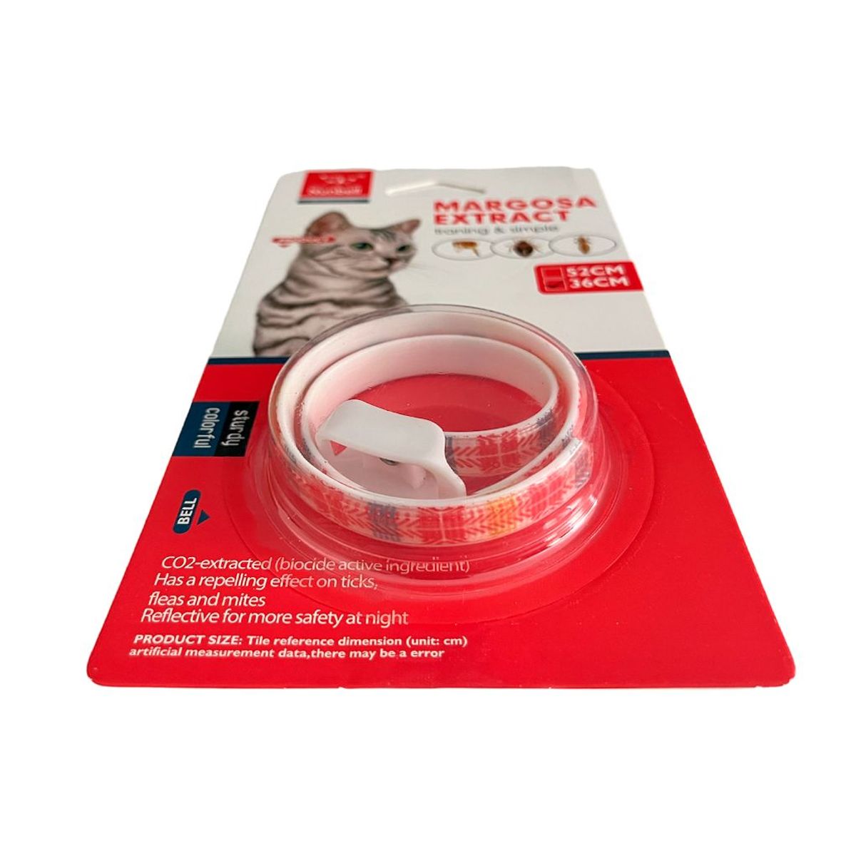 GENERICO - Collar Antipulgas para Gatos Nunbell 36cm