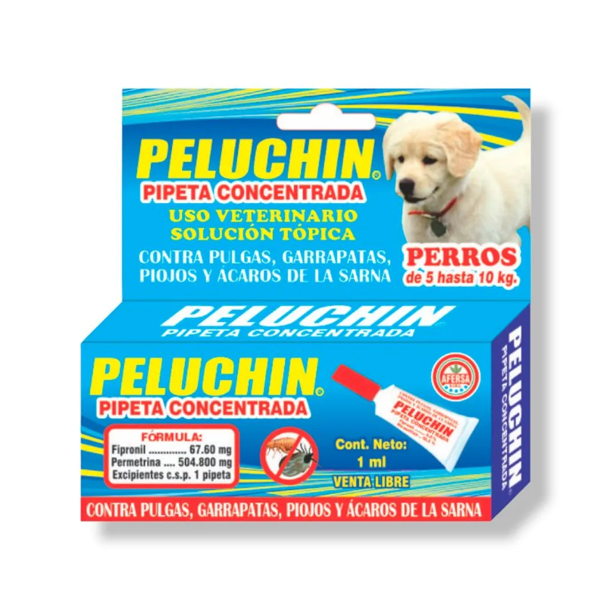 OEM - Pipeta concentrada antipulgas - PARA PERROS 5kg - 10kg