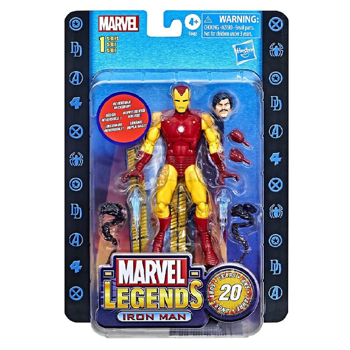 HASBRO - Avengers - Marvel Legends Iron Man 20 años