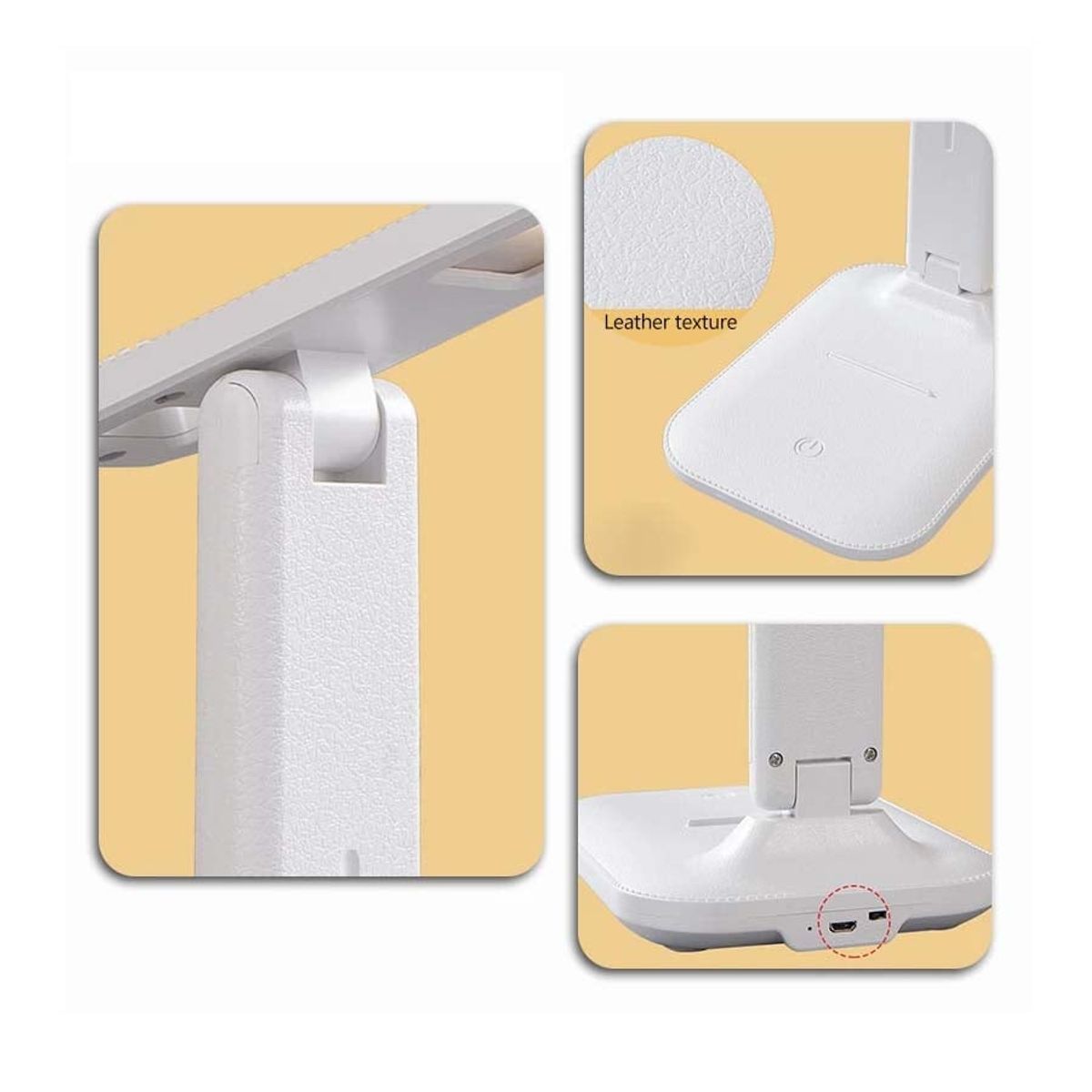 NEO DIGITAL - Lámpara de escritorio LED táctil plegable recargable por USB BL1269