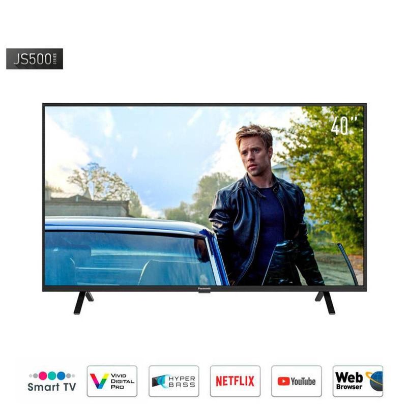 PANASONIC - Televisor  Panasonic 40 Smart Full HD TC-40JS500P - Negro