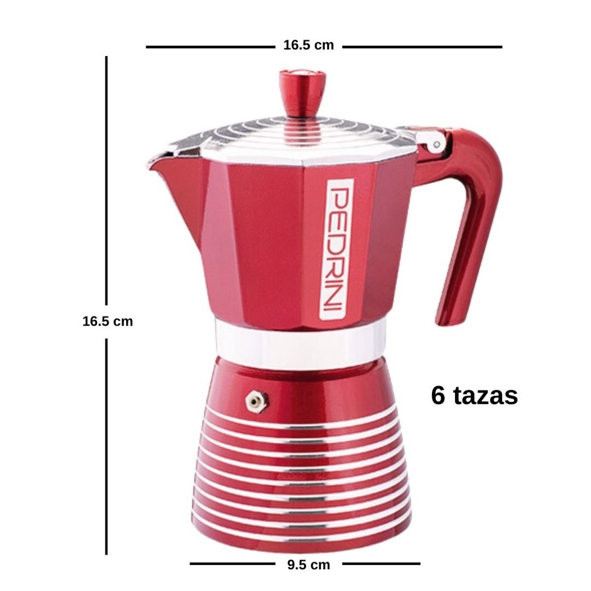 PEDRINI - Cafetera italiana INFINITY PASSION 6tz PEDRINI