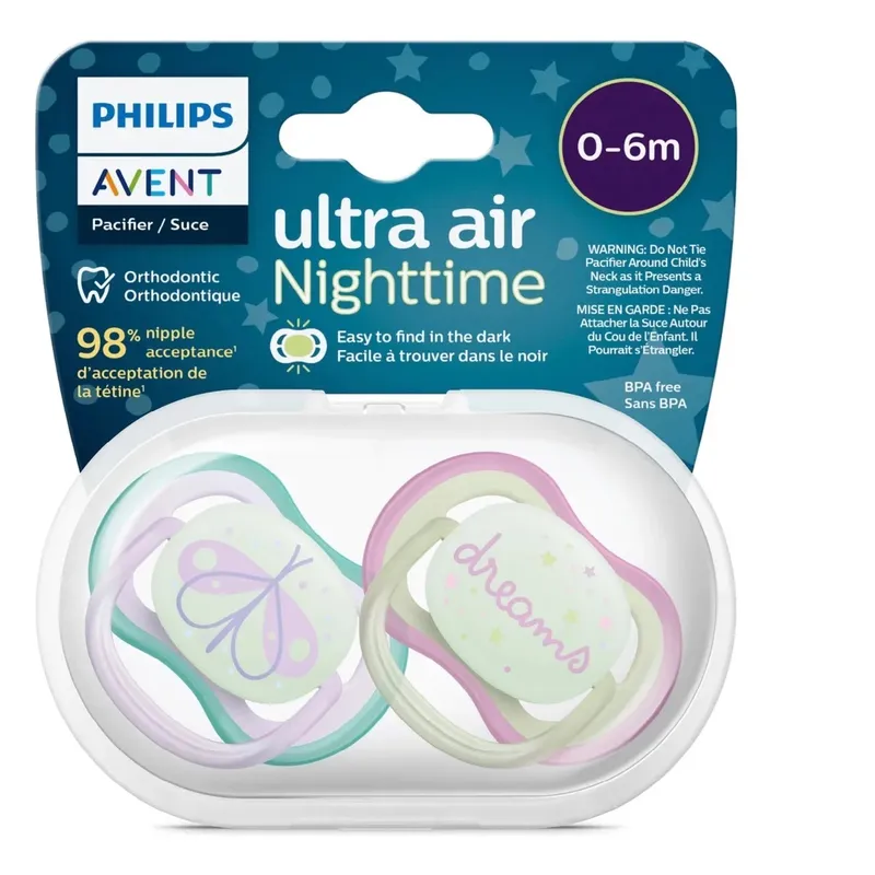 PHILIPS AVENT - Chupones Avent Ultra Aereados de 0 a 6 Meses Niña