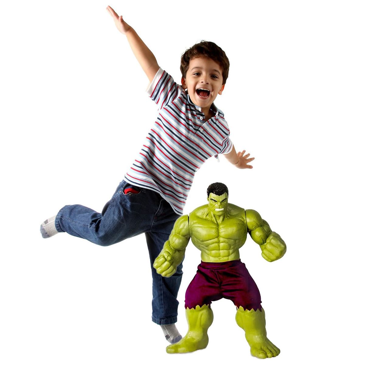 MARVEL - Muñeco Gigante Hulk Green REVOLUTION 45 cm