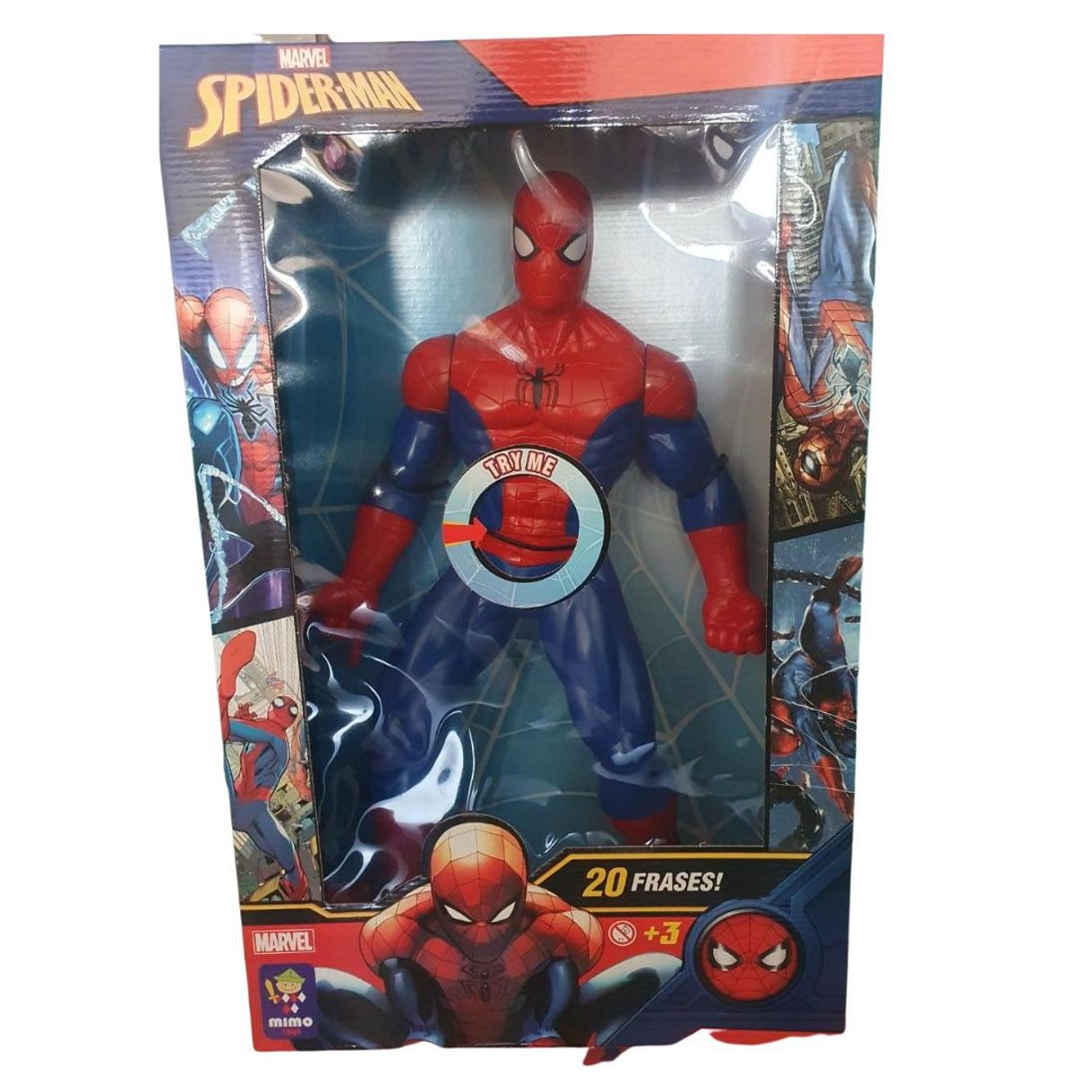 MARVEL - Muñeco Gigante Spiderman 20 sonidos 55 cm