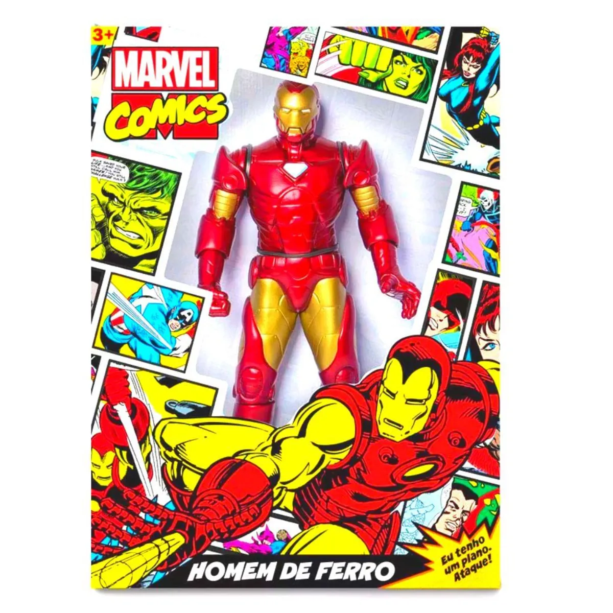 MARVEL - Muñeco Gigante Iron Man Comic 45 cm