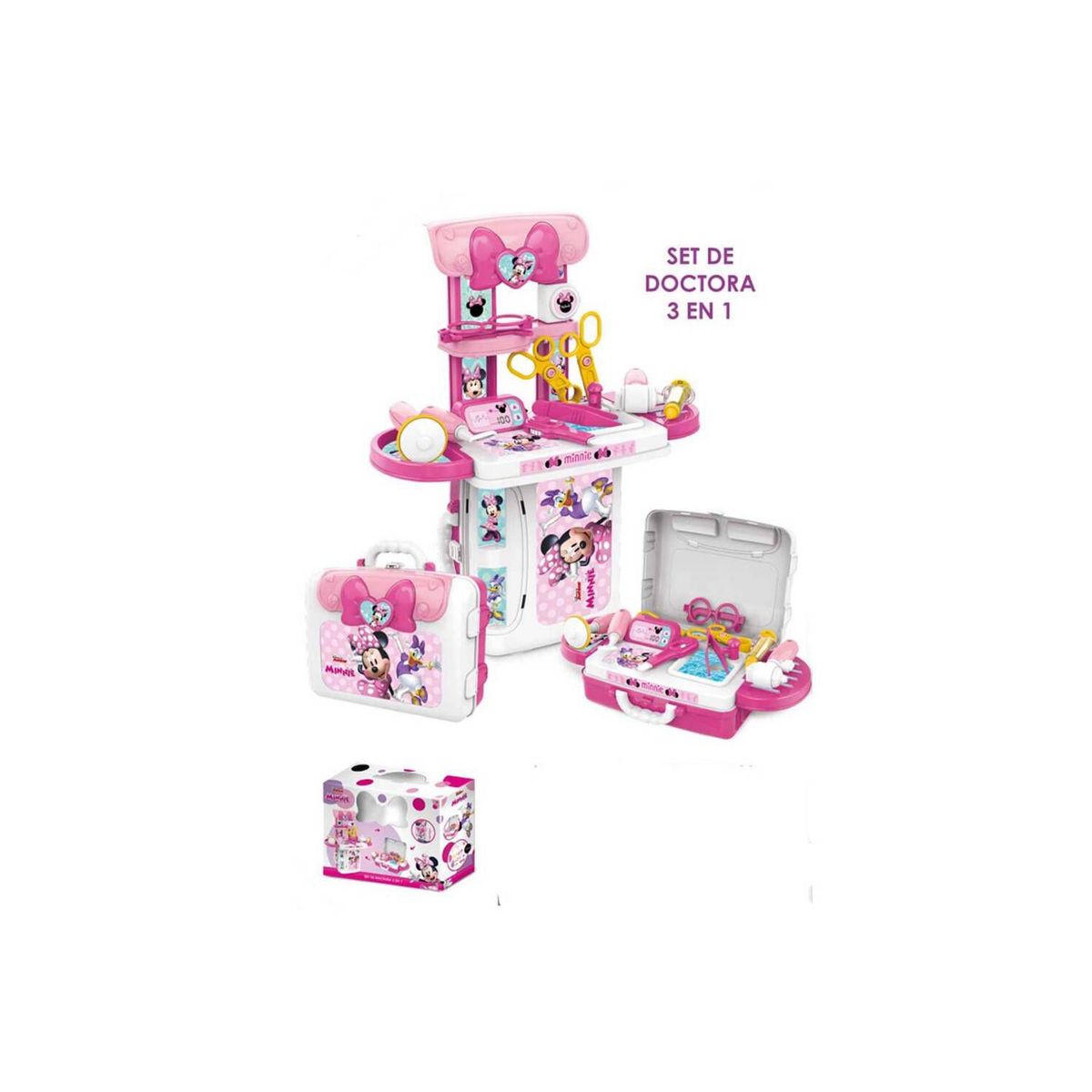 DISNEY - Set De Doctora De Minnie Mouse 3 EN 1- Disney