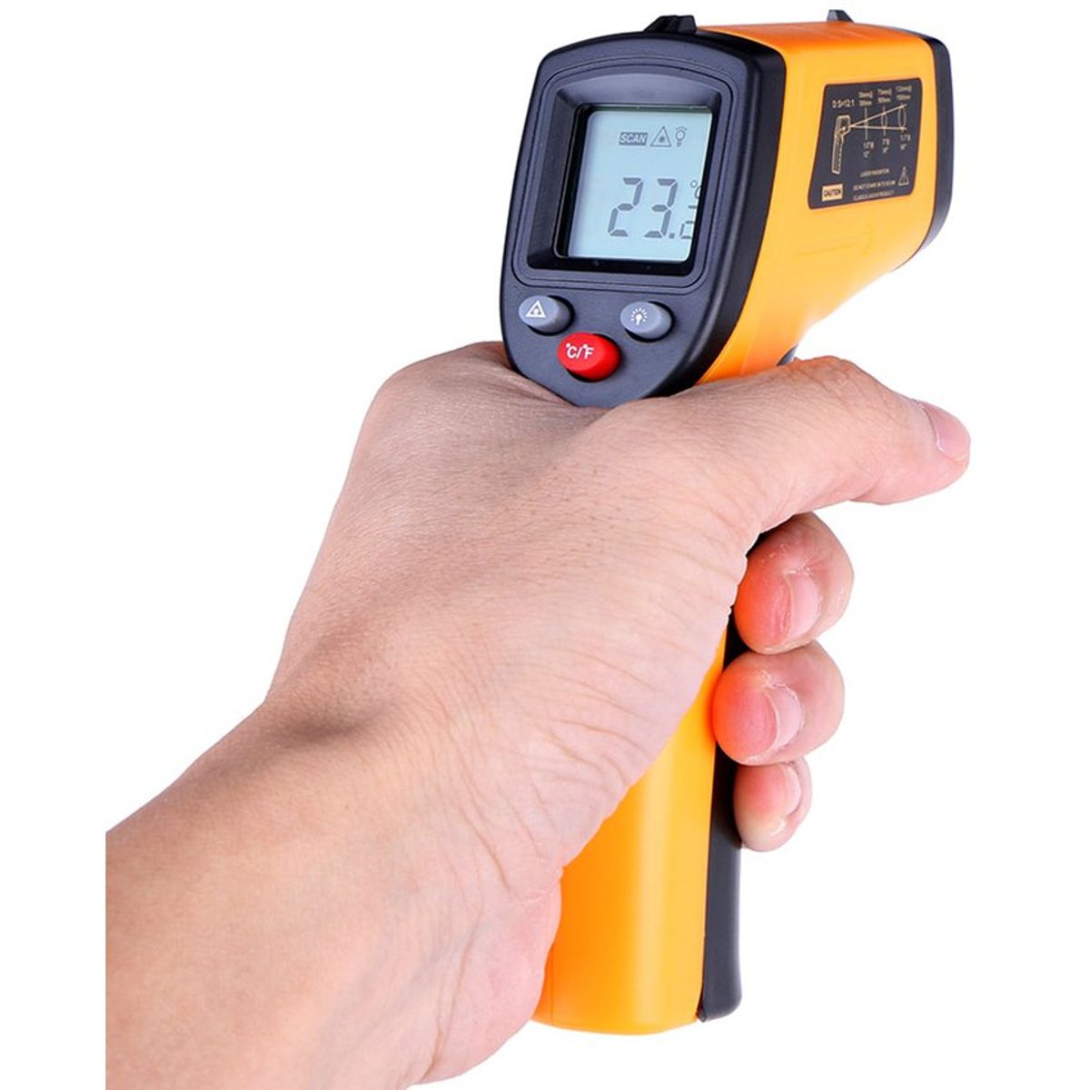 GENERICO - Pirómetro Infrarrojo  Laser Digital Termómetro sin Contacto